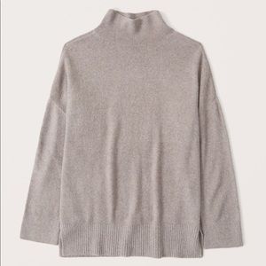Oversized legging friendly turtleneck sweater